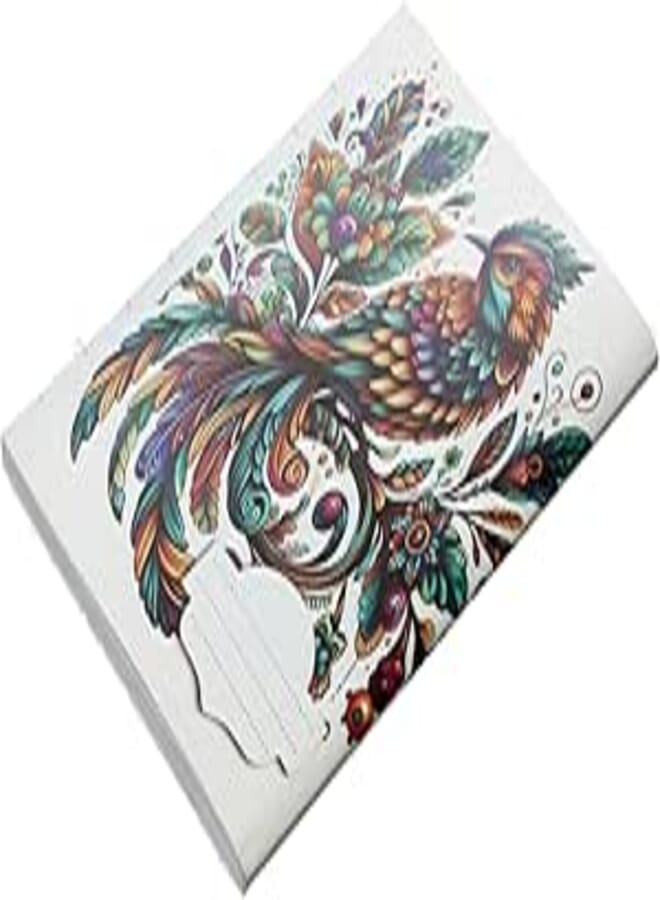 School Notebook Pin 9 80 Pages Bird Shape Koshia Cover creative educational notebook for young learners Blue